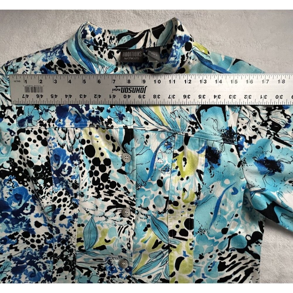 Chicos Additions Womens Button-Front Jacket Size … - image 5